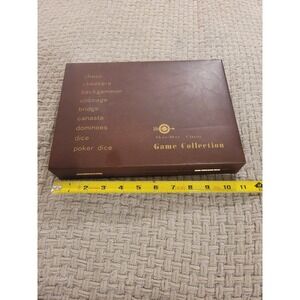 RARE Vintage- Skor-mor Classic Game Collection Case- 9 Games- See Description